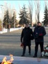 Александр Янклович возложил цветы к вечному огню в Парке Победы 